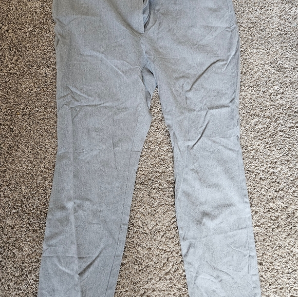 Loft Light Gray Sutton Slim Fit Pants - Picture 5 of 9